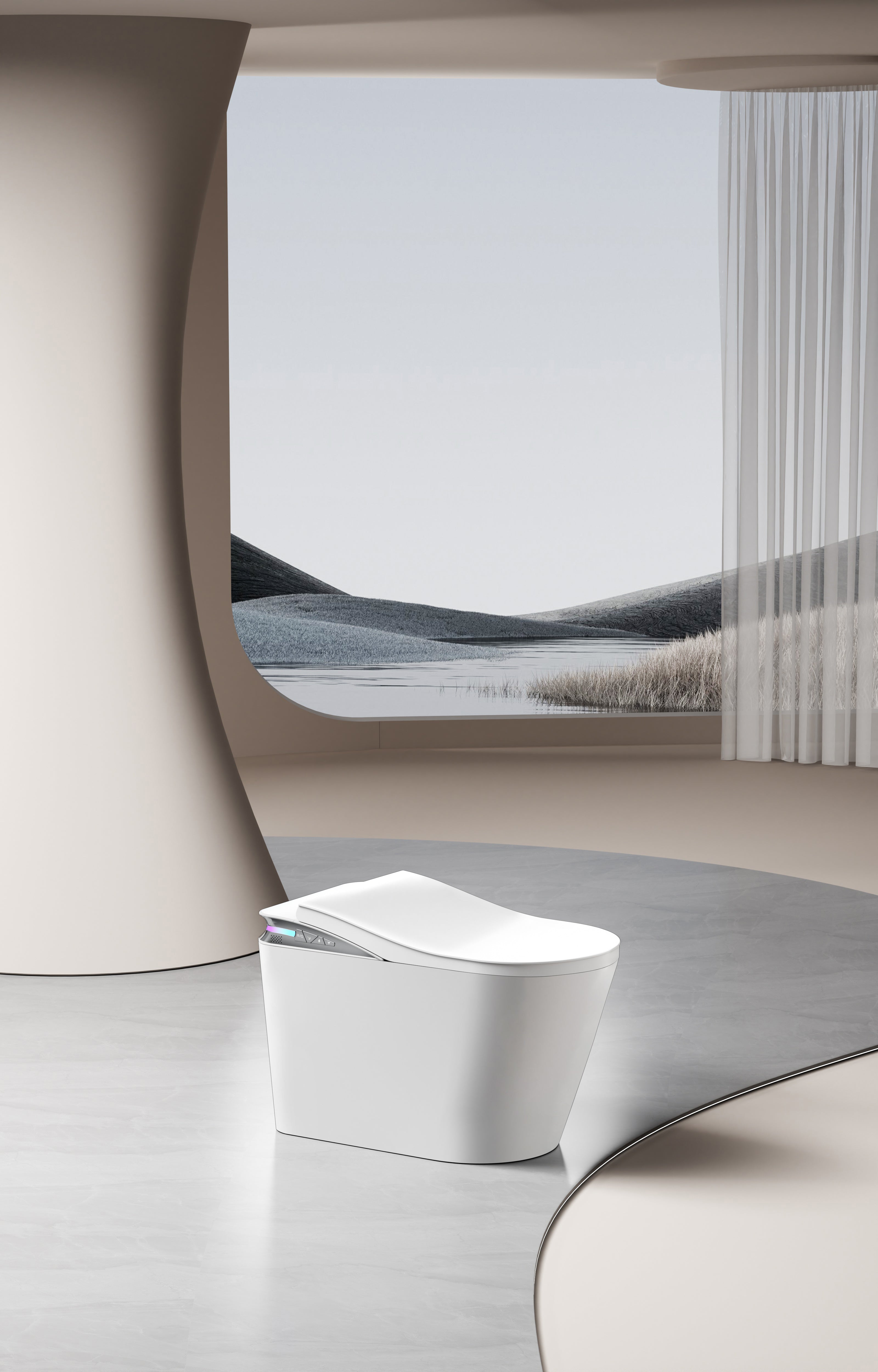BathTec K2 – Designer Smart Toilet with Iconic Minimalist Aesthetic