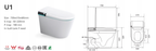 BathTec U1 –  Personalised Smart Toilet with Dual-User Memory & Auto Functions