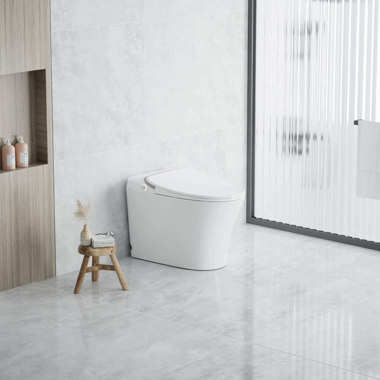 BathTec 328G – Ultra-Efficient Tankless Smart Toilet