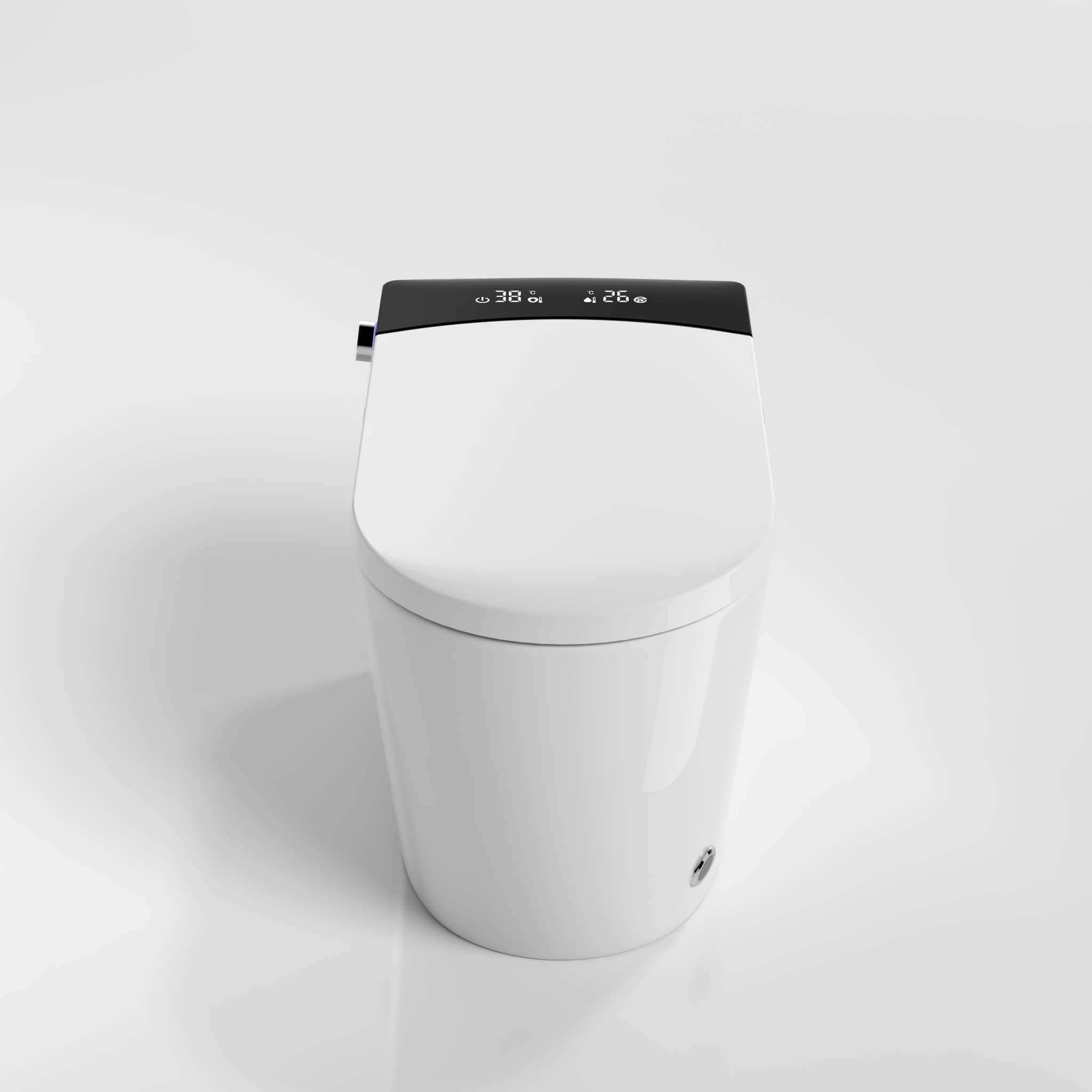 Sleek and minimalist In-Wall Tank Smart Toilet