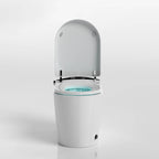 Smart Toilet with In-Wall Tank Design