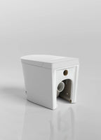 Smart toilet with minimalist in-wall tank design