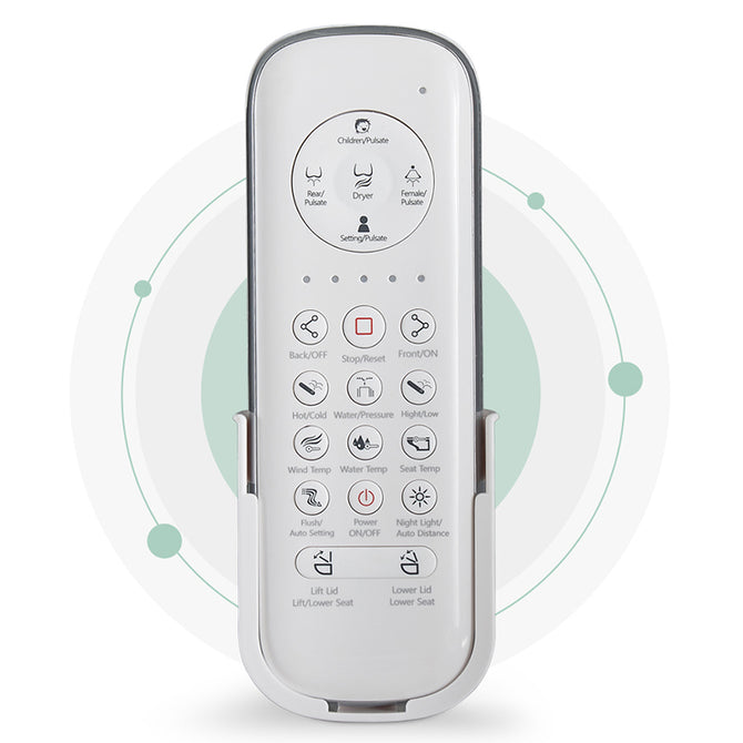 Tankless smart toilet with Remote