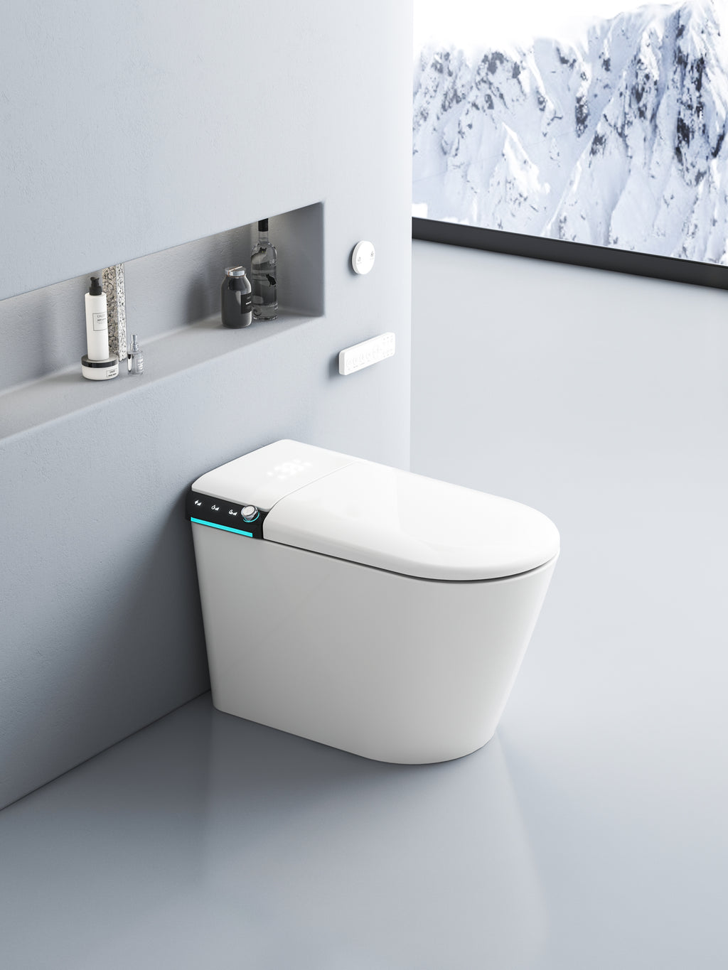 BathTec U1 –  Personalised Smart Toilet with Dual-User Memory & Auto Functions