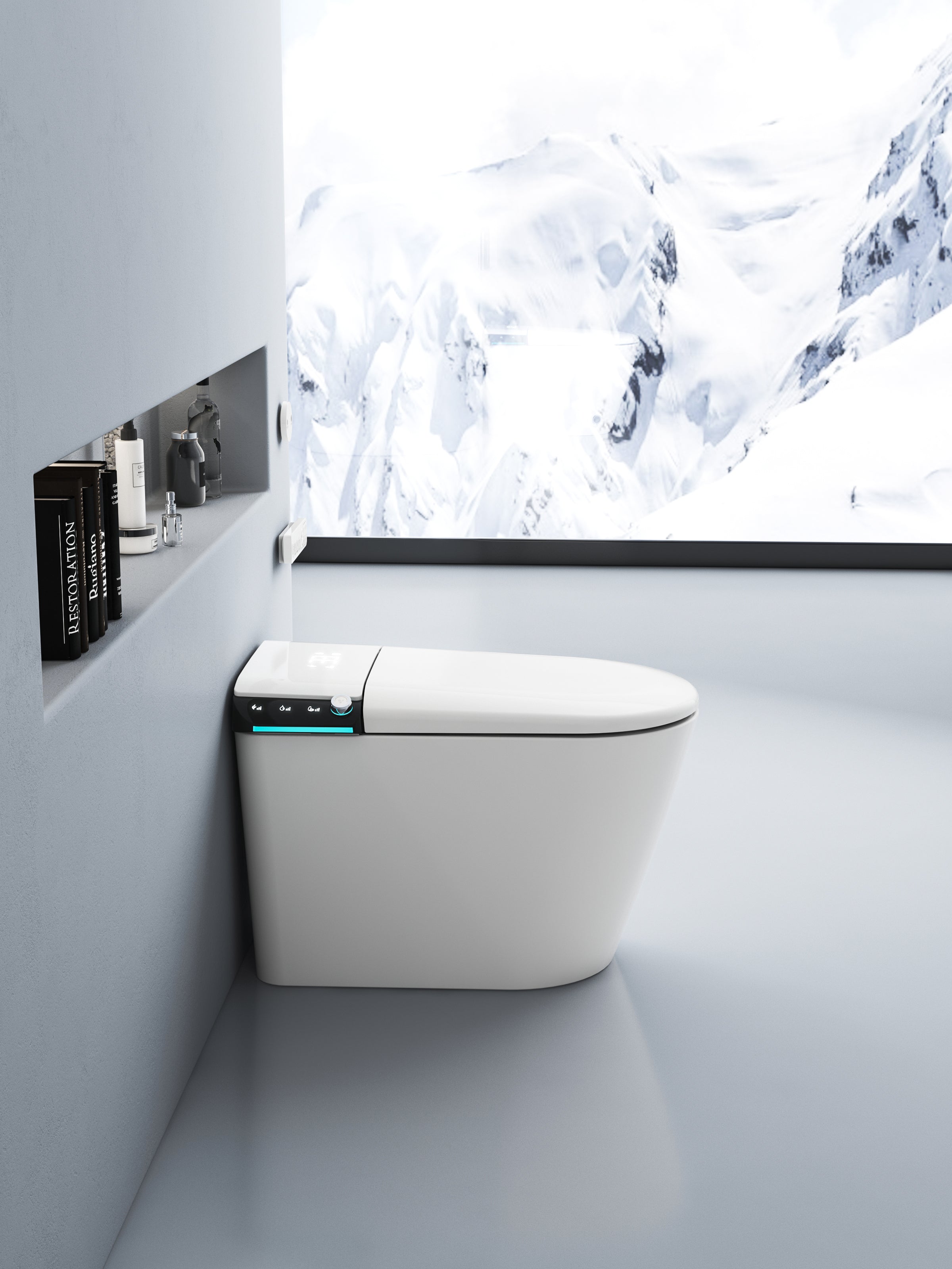 BathTec U1 –  Personalised Smart Toilet with Dual-User Memory & Auto Functions
