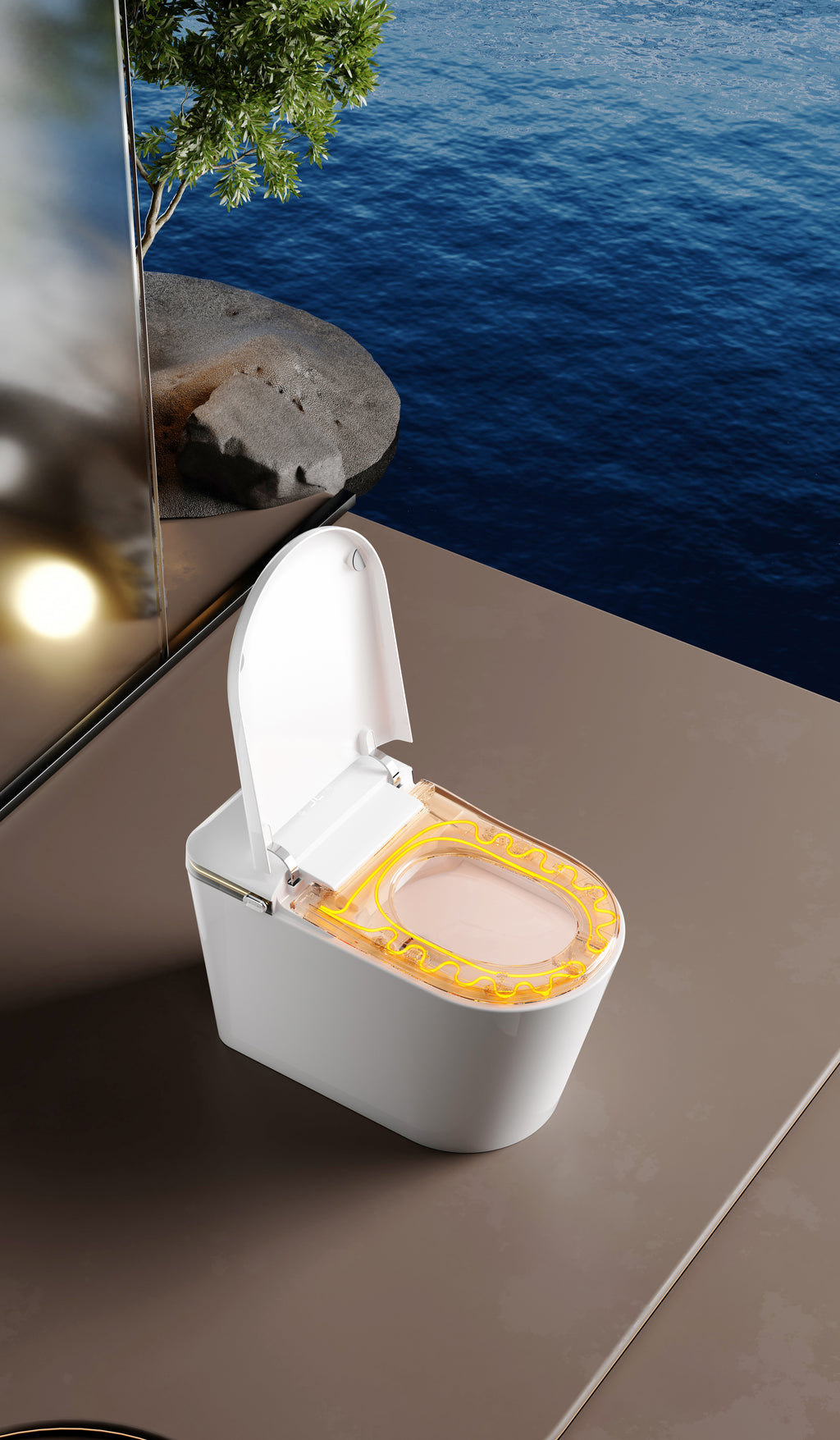 Bathtec U7 – Premium Flagship Smart Toilet with Integrated Cleaning Bar System