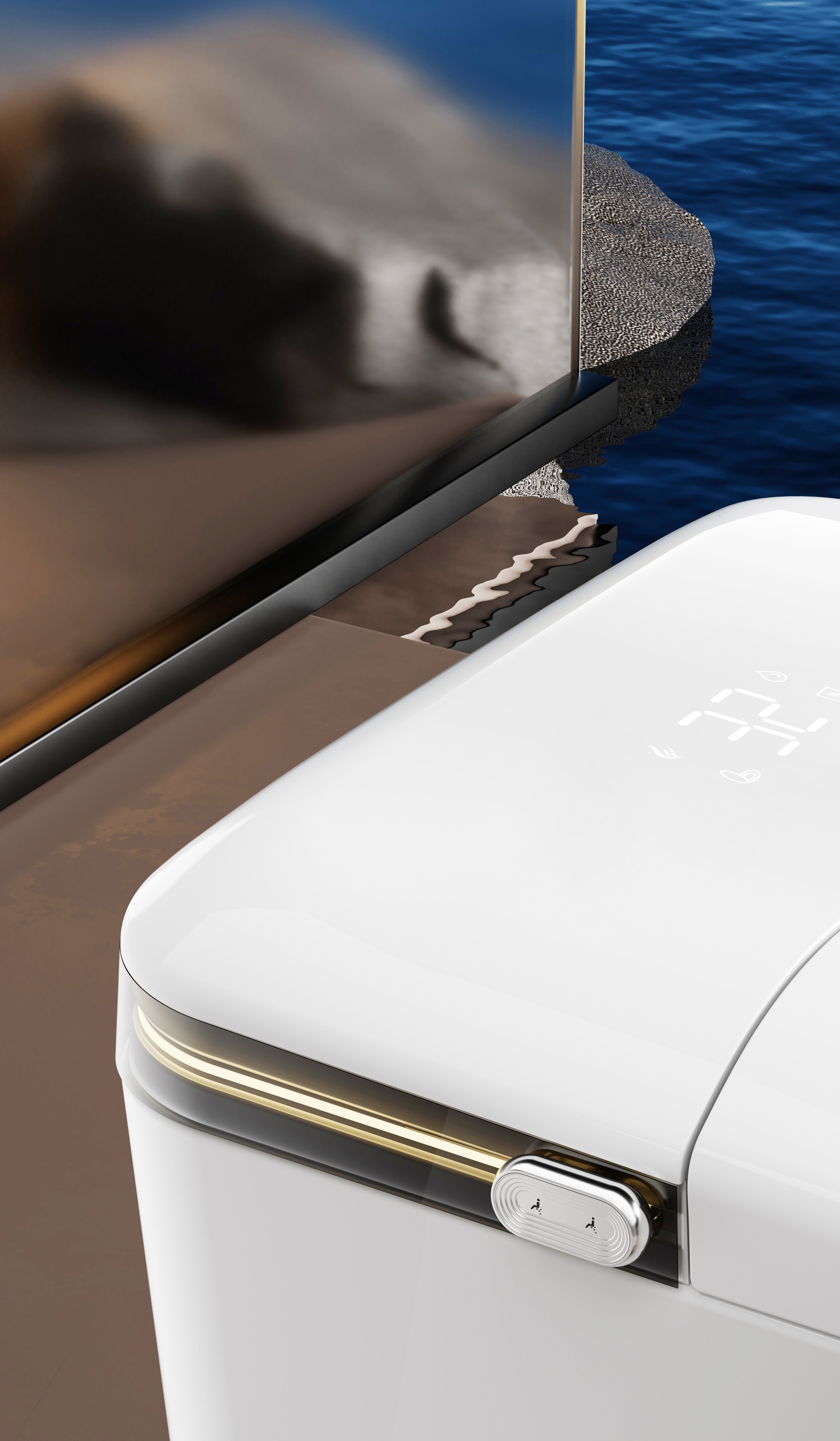 Bathtec U7 – Premium Flagship Smart Toilet with Integrated Cleaning Bar System