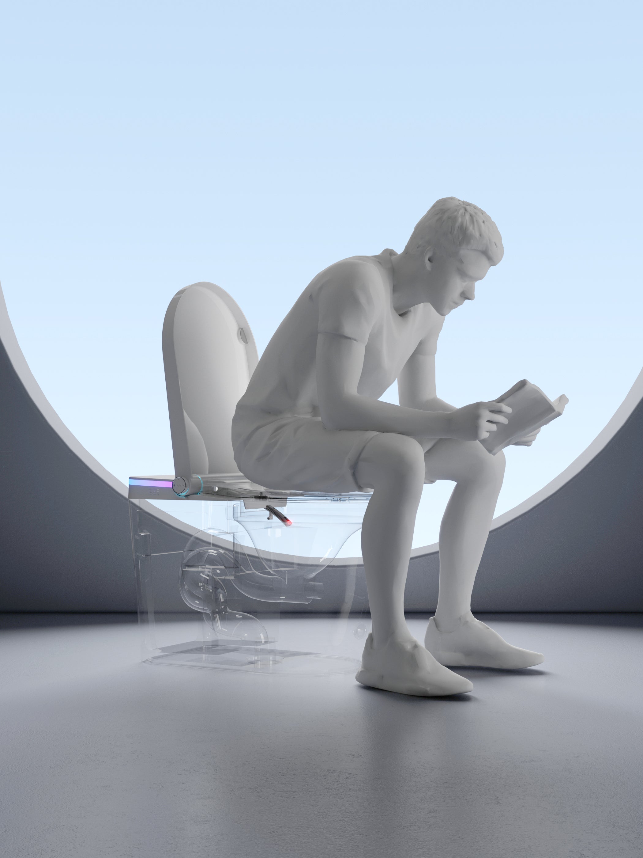 BathTec U5 – Smart Toilet with Signature Wing LED Lighting