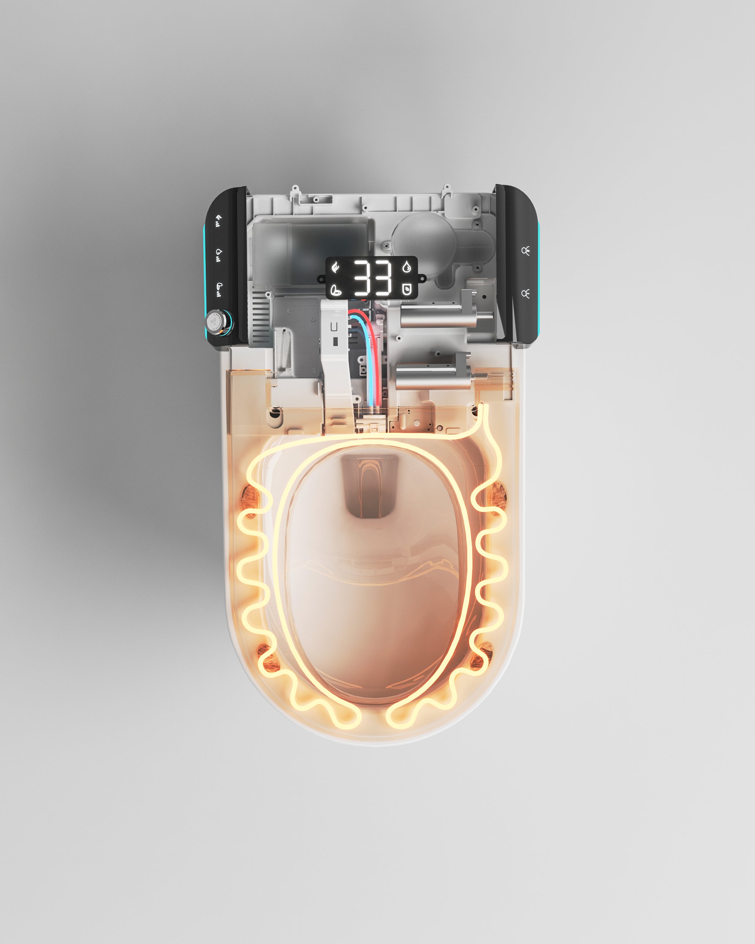 BathTec U1 –  Personalised Smart Toilet with Dual-User Memory & Auto Functions