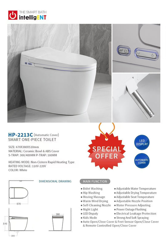 modern smart toilet